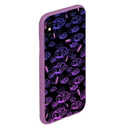 Чехол iPhone XS Max матовый ARCANE League Of Legends ТАТУИРОВКА JINX / 3D-Фиолетовый – фото 2