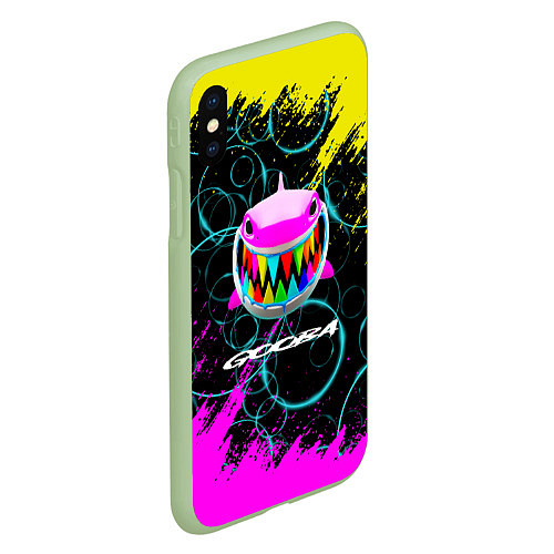 Чехол iPhone XS Max матовый 6IX9INE пузыри / 3D-Салатовый – фото 2