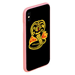 Чехол iPhone XS Max матовый Cobra Kai - Кобра Кай, цвет: 3D-баблгам — фото 2