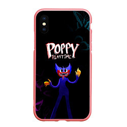 Чехол iPhone XS Max матовый Poppy Playtime бабочки
