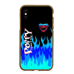 Чехол iPhone XS Max матовый Poppy Playtime - Fire