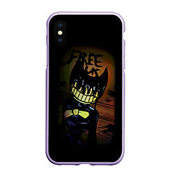 Чехол iPhone XS Max матовый Бенди Bendy And The Ink Machine