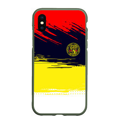 Чехол iPhone XS Max матовый Кобра кай Cobra Kai спина