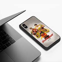 Чехол iPhone XS Max матовый КОБРА КАЙ COBRA KAI, цвет: 3D-черный — фото 2