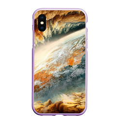 Чехол iPhone XS Max матовый Песчаный Космос