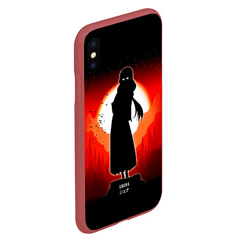 Чехол iPhone XS Max матовый Мое перерождении в слизь Шуна / 3D-Красный – фото 2