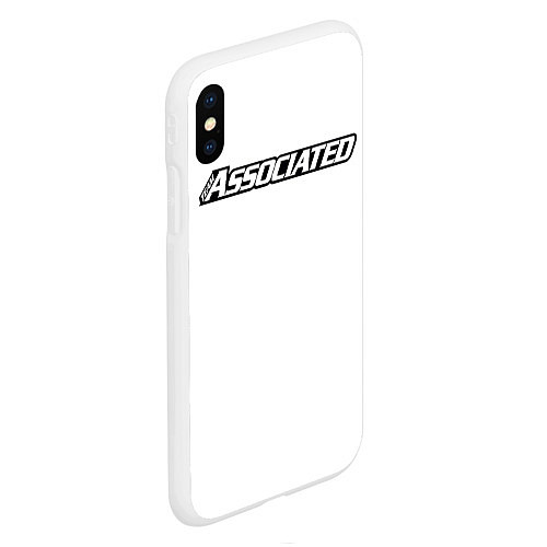 Чехол iPhone XS Max матовый Team Assotiated RC / 3D-Белый – фото 2