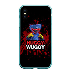 Чехол iPhone XS Max матовый 3D Хаги ваги Huggy Wuggy Poppy Playtime