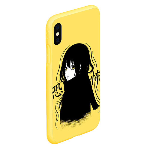 Чехол iPhone XS Max матовый Yellow Miko / 3D-Желтый – фото 2