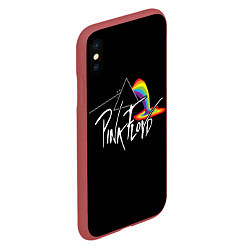 Чехол iPhone XS Max матовый PINK FLOYD - ПИНК ФЛОЙД ЛУЖА, цвет: 3D-красный — фото 2