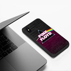 Чехол iPhone XS Max матовый PINK FLOYD ПИНК ФЛОЙД, цвет: 3D-черный — фото 2