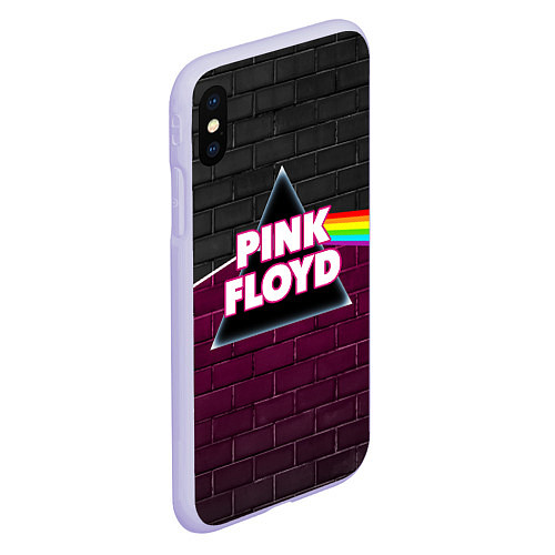 Чехол iPhone XS Max матовый PINK FLOYD ПИНК ФЛОЙД / 3D-Светло-сиреневый – фото 2