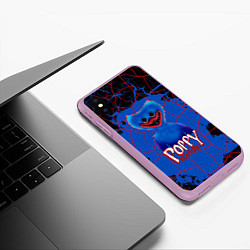 Чехол iPhone XS Max матовый Poppy Playtime Playtime Игры, цвет: 3D-сиреневый — фото 2