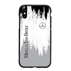 Чехол iPhone XS Max матовый Mercedes-Benz - Текстура