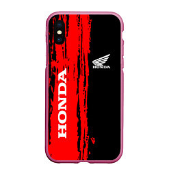 Чехол iPhone XS Max матовый Honda марка авто