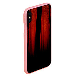 Чехол iPhone XS Max матовый Красный хоррор, цвет: 3D-баблгам — фото 2