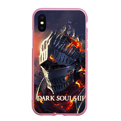 Чехол iPhone XS Max матовый DARK SOULS III Рыцарь Солнца Дарк Соулс, цвет: 3D-розовый