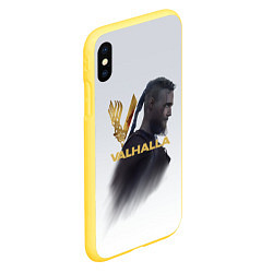 Чехол iPhone XS Max матовый Vikings: Valhalla, цвет: 3D-желтый — фото 2
