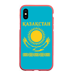 Чехол iPhone XS Max матовый КАЗАКСТАН