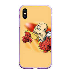 Чехол iPhone XS Max матовый Сайтама - One Punch Man