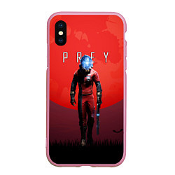 Чехол iPhone XS Max матовый Prey красная планета