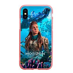 Чехол iPhone XS Max матовый Элой Horizont Forbidden West