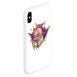 Чехол iPhone XS Max матовый Invoker Инвокер Dota2, цвет: 3D-белый — фото 2