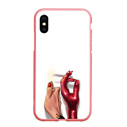 Чехол iPhone XS Max матовый With your demon, цвет: 3D-баблгам