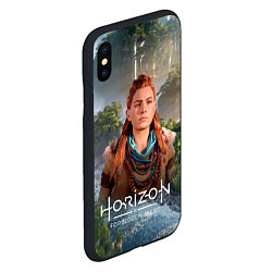 Чехол iPhone XS Max матовый Элой дикий лес Horizon, цвет: 3D-черный — фото 2