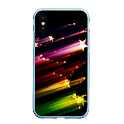 Чехол iPhone XS Max матовый Полет звезды