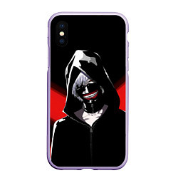 Чехол iPhone XS Max матовый Ghoul red line