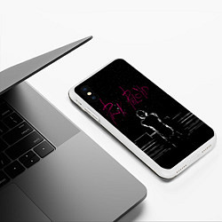 Чехол iPhone XS Max матовый Pink Phloyd Фараон на Сцене Пинк Флойд, цвет: 3D-белый — фото 2