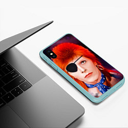 Чехол iPhone XS Max матовый Halloween Jack Rebel, цвет: 3D-мятный — фото 2