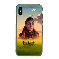 Чехол iPhone XS Max матовый Horizon Forbidden West Aloy