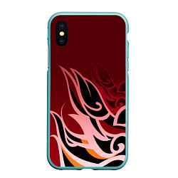 Чехол iPhone XS Max матовый ТОМА GENSHIN IMPACT, цвет: 3D-мятный