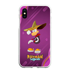 Чехол iPhone XS Max матовый Rayman в шляпе Legends