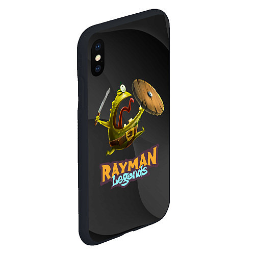 Чехол iPhone XS Max матовый Rayman Legends Black / 3D-Черный – фото 2