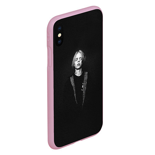 Чехол iPhone XS Max матовый Pharaoh AMG Фараон ЧБ / 3D-Розовый – фото 2