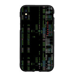 Чехол iPhone XS Max матовый Shutdown, цвет: 3D-черный