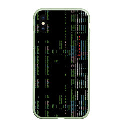Чехол iPhone XS Max матовый Shutdown