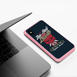 Чехол iPhone XS Max матовый Красный Дьявол, цвет: 3D-баблгам — фото 2