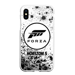 Чехол iPhone XS Max матовый FORZA HORIZON 5 - DIRT, цвет: 3D-белый