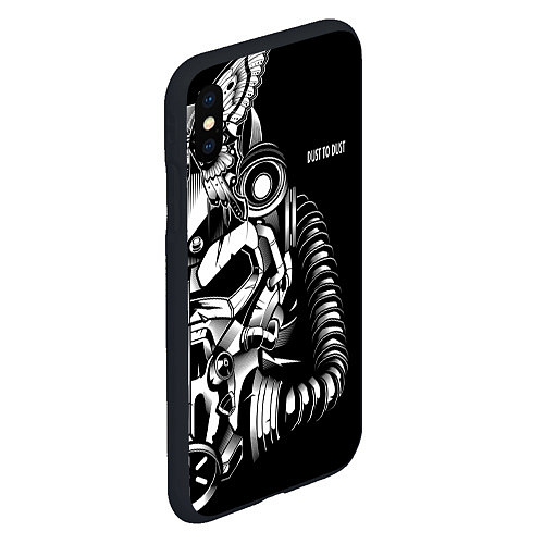 Чехол iPhone XS Max матовый Power ArmorFallout / 3D-Черный – фото 2