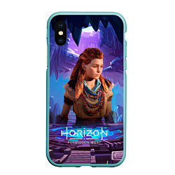 Чехол iPhone XS Max матовый Horizon Aloy Элой Forbidden West