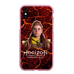 Чехол iPhone XS Max матовый Horizon Forbidden West Элой