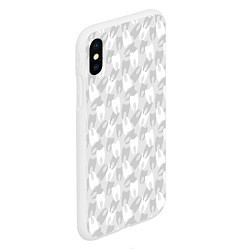 Чехол iPhone XS Max матовый Зубной Врач Дантист, цвет: 3D-белый — фото 2