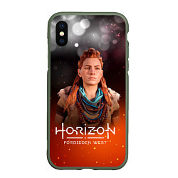 Чехол iPhone XS Max матовый Horizon Fire Aloy