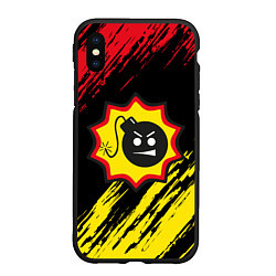 Чехол iPhone XS Max матовый Serious Sam Big Logo