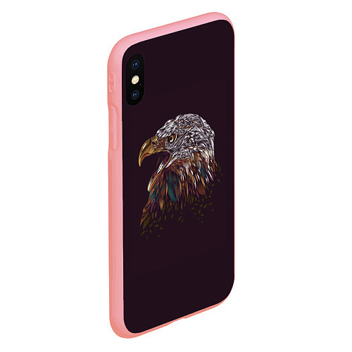 Чехол iPhone XS Max матовый Статный орёл / 3D-Баблгам – фото 2