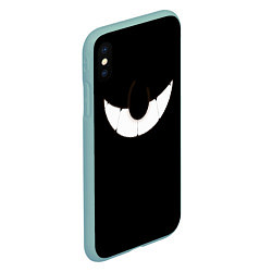 Чехол iPhone XS Max матовый Улыбка Дьявола Cuphead, цвет: 3D-мятный — фото 2